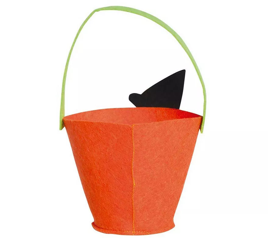 Cubo Calabaza de Fieltro de 20 cm