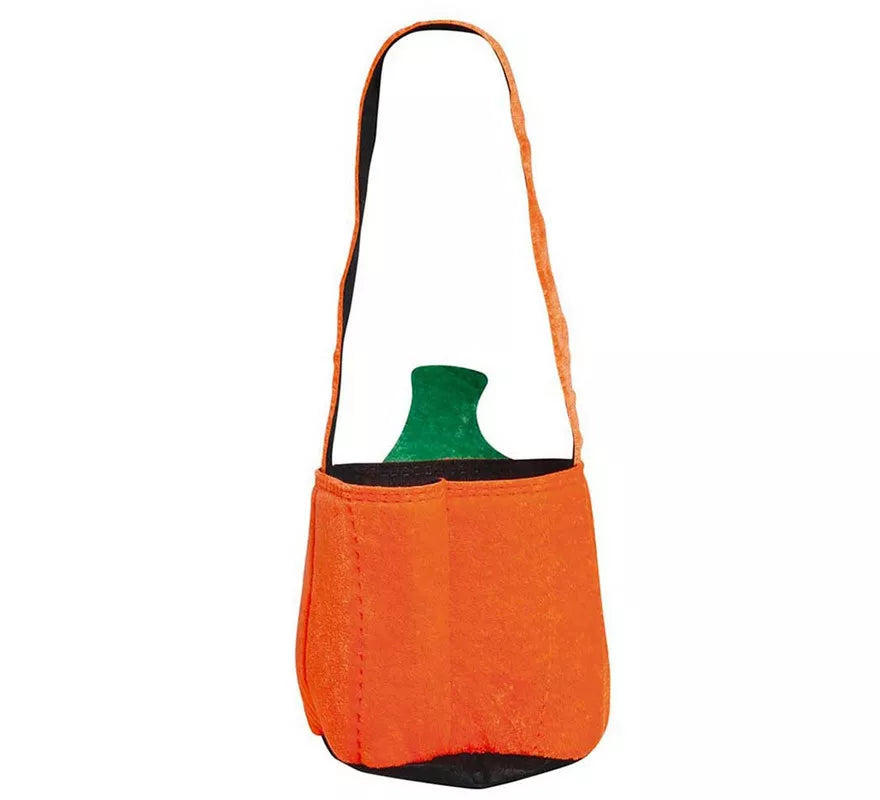 Cubo Calabaza Feliz de Fieltro de 25 cm