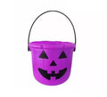 Cubo Calabaza Halloween de 20 cm en varios colores