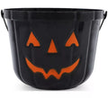 Cubo Calabaza negra de 19x15 cm