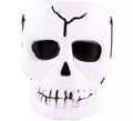 Cubo Calavera Blanca de 14x16x17 cm