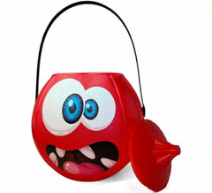 Pumpkin Bucket with Lid in Various Colors