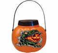 Cubo de Calabaza Dinosaurio con Tapa para Caramelos