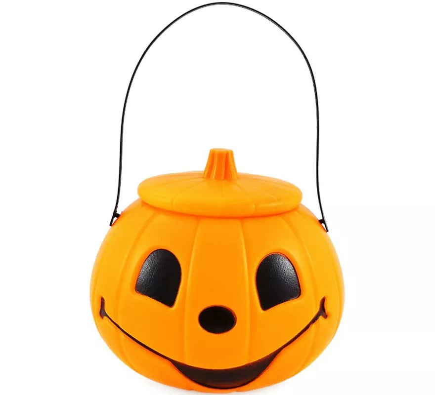 Translation missing: en.Cubo de Calabaza naranja con Tapa
