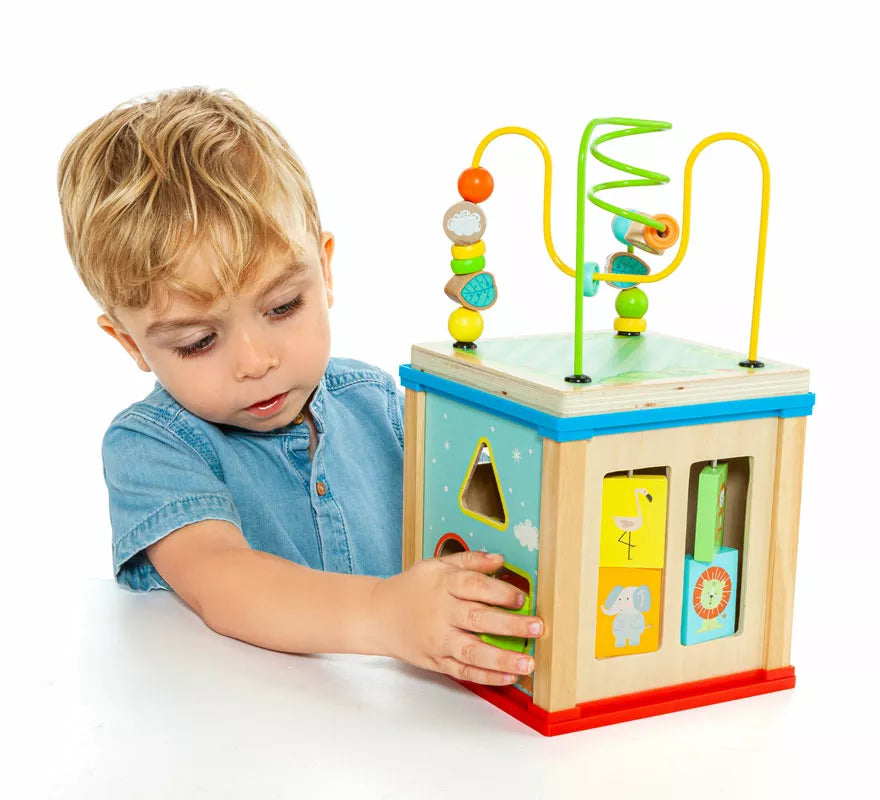 Cubo Interactivo de Madera