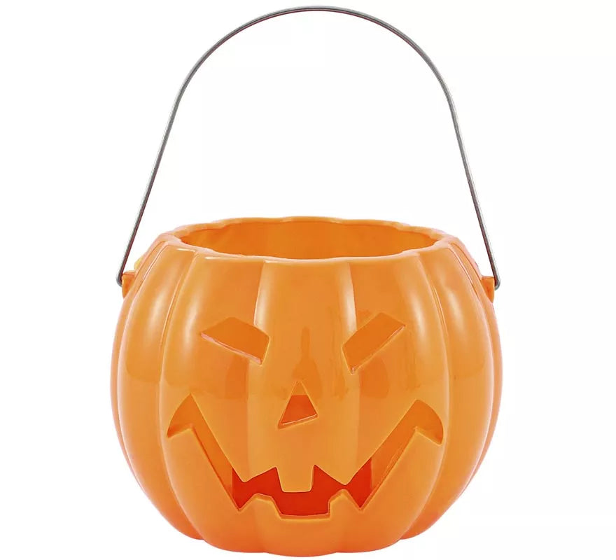 Cubo Luz Calabaza Sensor de 16.5x9x20 cm