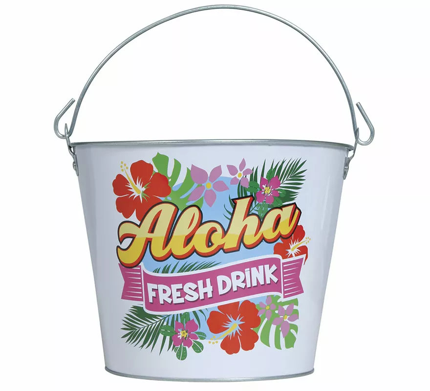 Translation missing: en.Cubo Metal Aloha de 19x23 cm