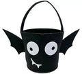 Cubo Murciélago de Fieltro negro 36x18,50x18 cm