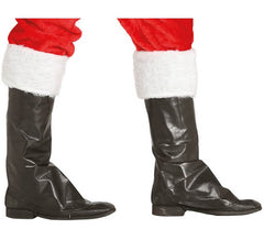Santa's Black Boot Covers