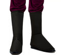 Cubrebotas Medievales negro adulto
