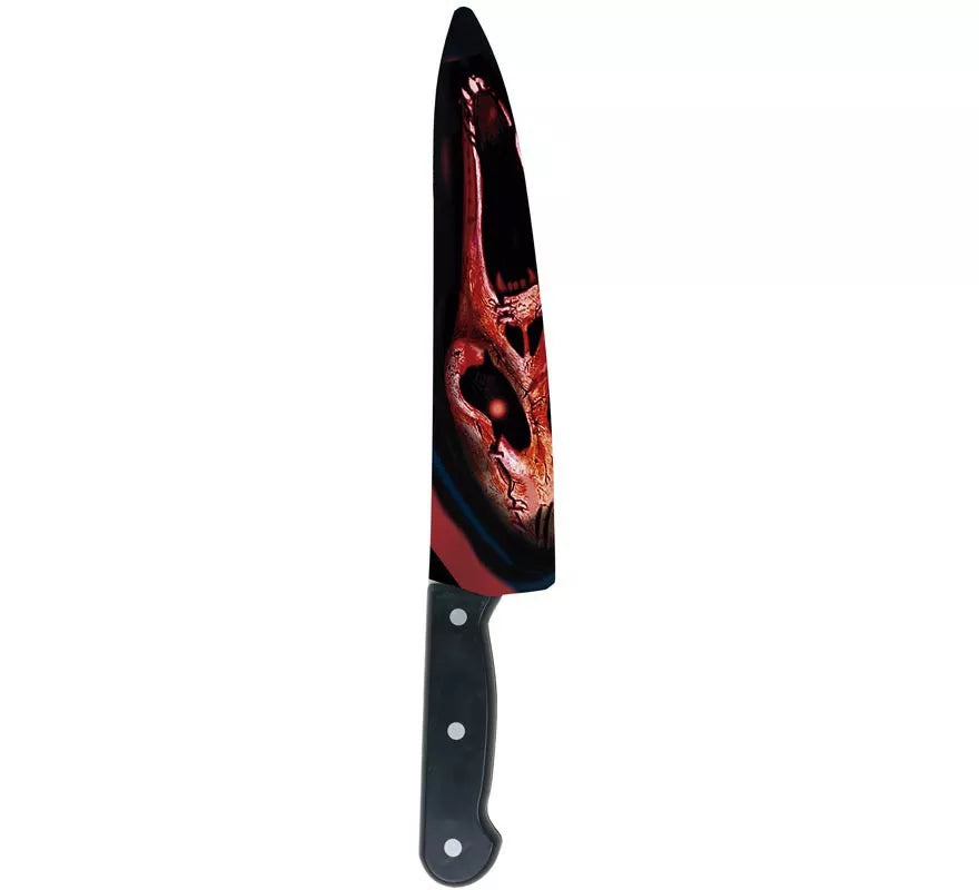 Cuchillo Asesino Ensangrentado 37 cm