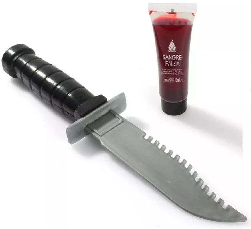 Translation missing: en.Cuchillo de 14 cm con bote de Sangre de 10 ml