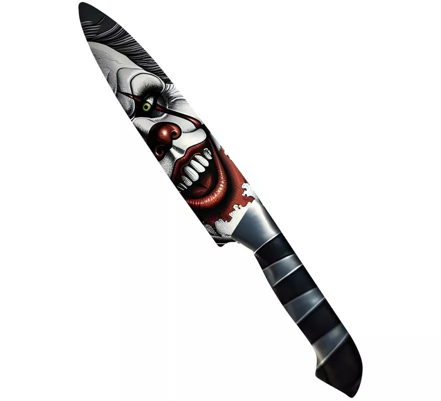 Cuchillo Payaso Aterrador de 30,7x4,2 cm