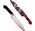 Cuchillo Payaso de Terror de 31 cm con diseño en ambas caras