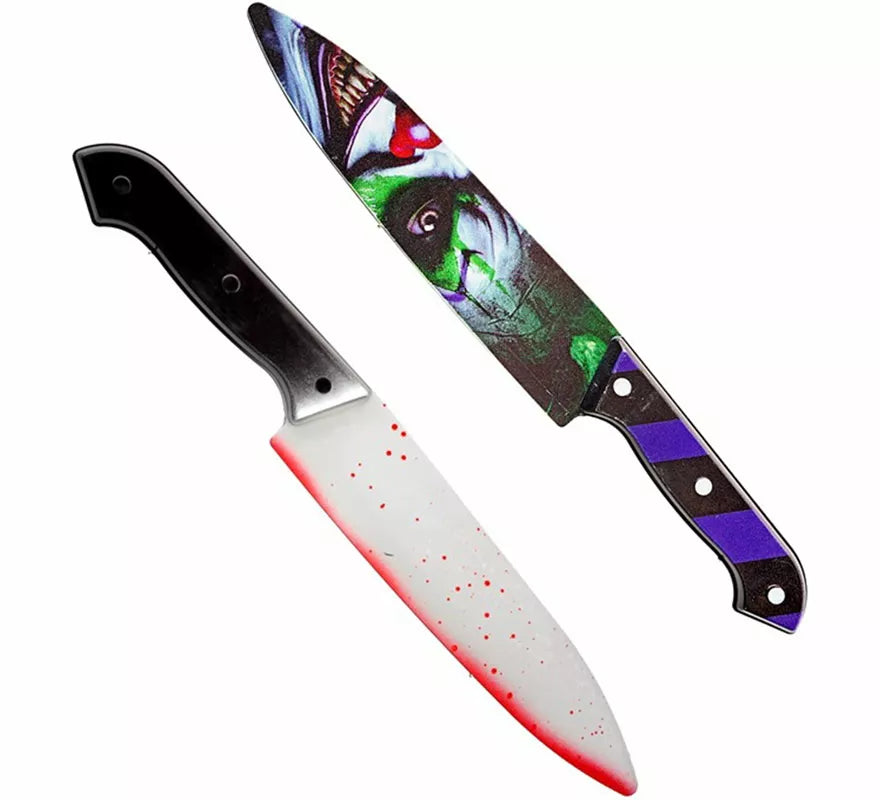 Translation missing: en.Cuchillo Payaso Risueño de 31 cm con diseño en ambas caras