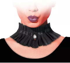 Black Gothic collar with decoration