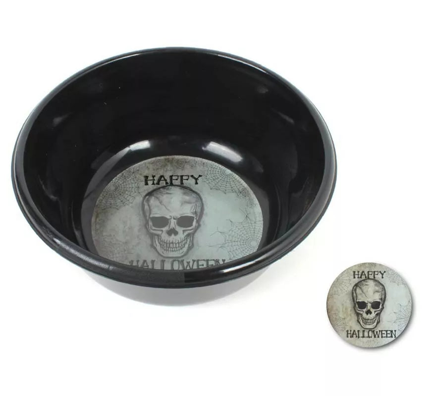 Translation missing: en.Cuenco Calavera negro de 28x7,5 cm