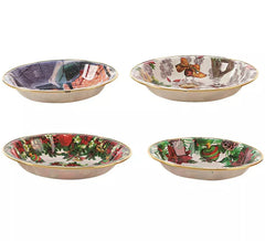 Medium Christmas bowl of 27 cm in assorted models