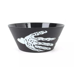 Black Skeleton Hand Bowl 26x16x11 cm