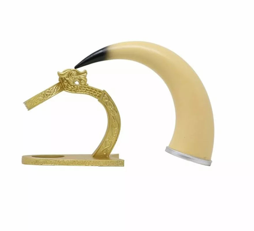 Cuerno de Vikingo con Soporte de 25 cm