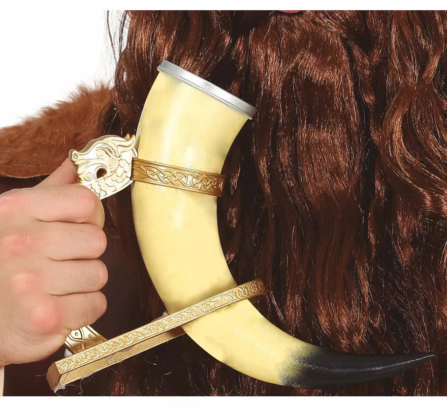 Cuerno de Vikingo con Soporte de 25 cm
