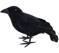 Cuervo negro con Plumas de 20,5x6x11 cm