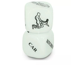 Dados com figuras Kamasutra de 2 cm