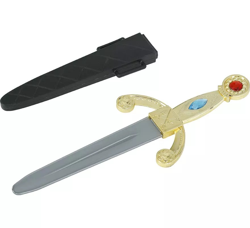 Translation missing: en.Daga Medieval con Funda de 26 cm de Plástico de Juguete