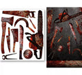 Decoración Adhesivo Mesa Armas Ensangrentadas 70x80 cm