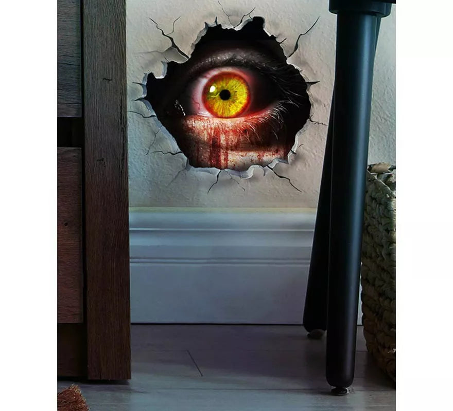 Decoración Adhesivo Pared Agujero Ojo 16x16 cm