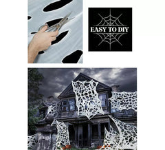 Fabric Decoration to create Spider Webs 2x5 m