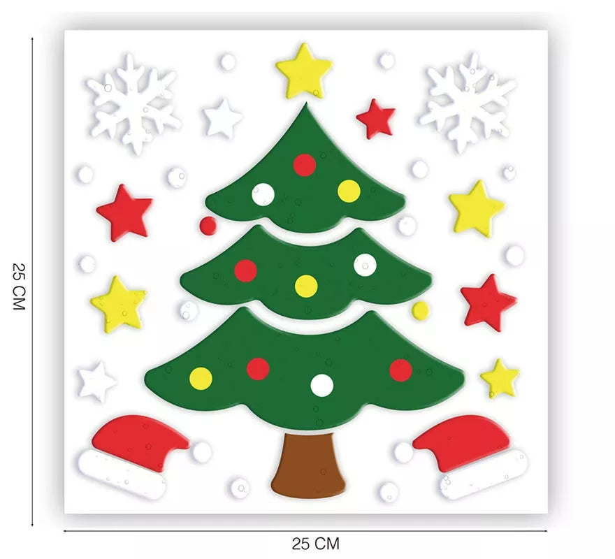Translation missing: en.Decoración en Gel de Árbol de Navidad de 20x25 cm