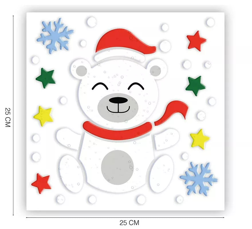 Translation missing: en.Decoración en Gel de Oso Polar de 20x25 cm