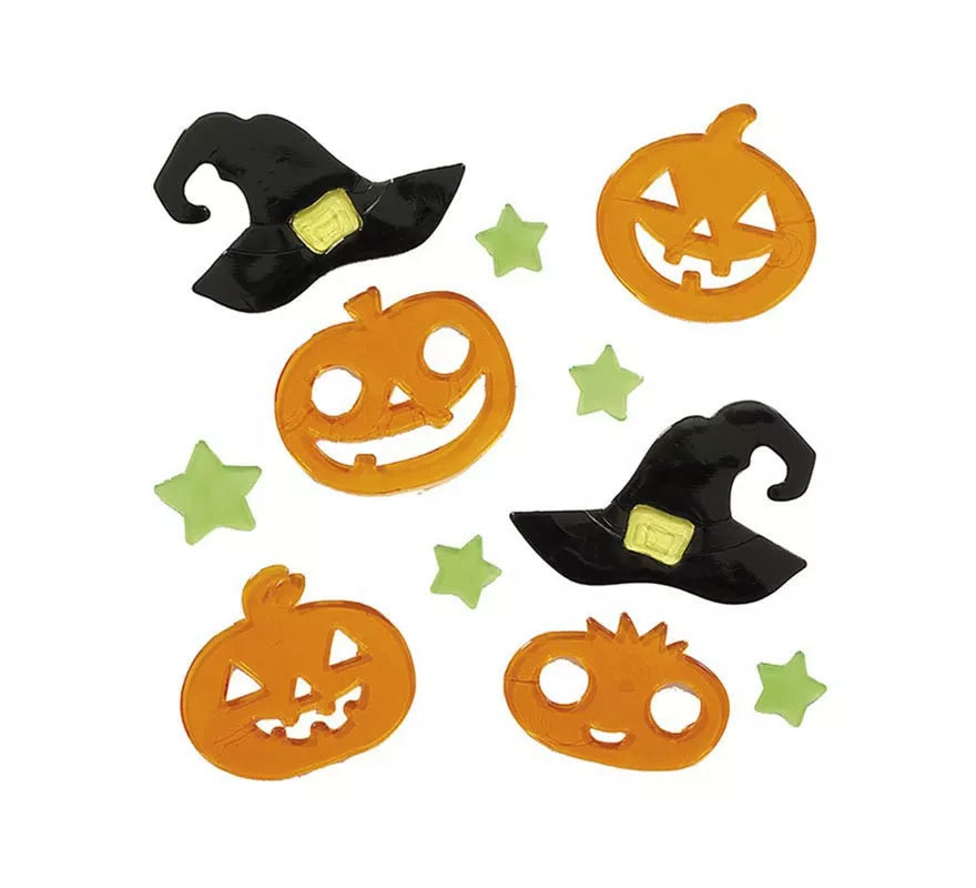 Translation missing: en.Decoración Gel Calabazas y Brujas de 20x25 cm