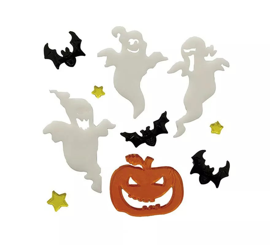 Decoración Gel Fantasmas de 20x25 cm