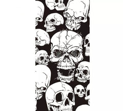 Skull door decoration 75X150 Cm