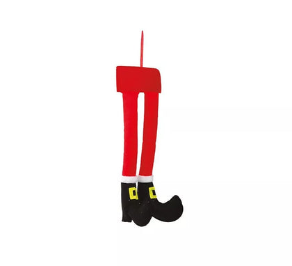 Decoración Piernas de Papá Noel 50 cm