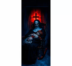 Dark Nun Door Decoration 80x180 cm