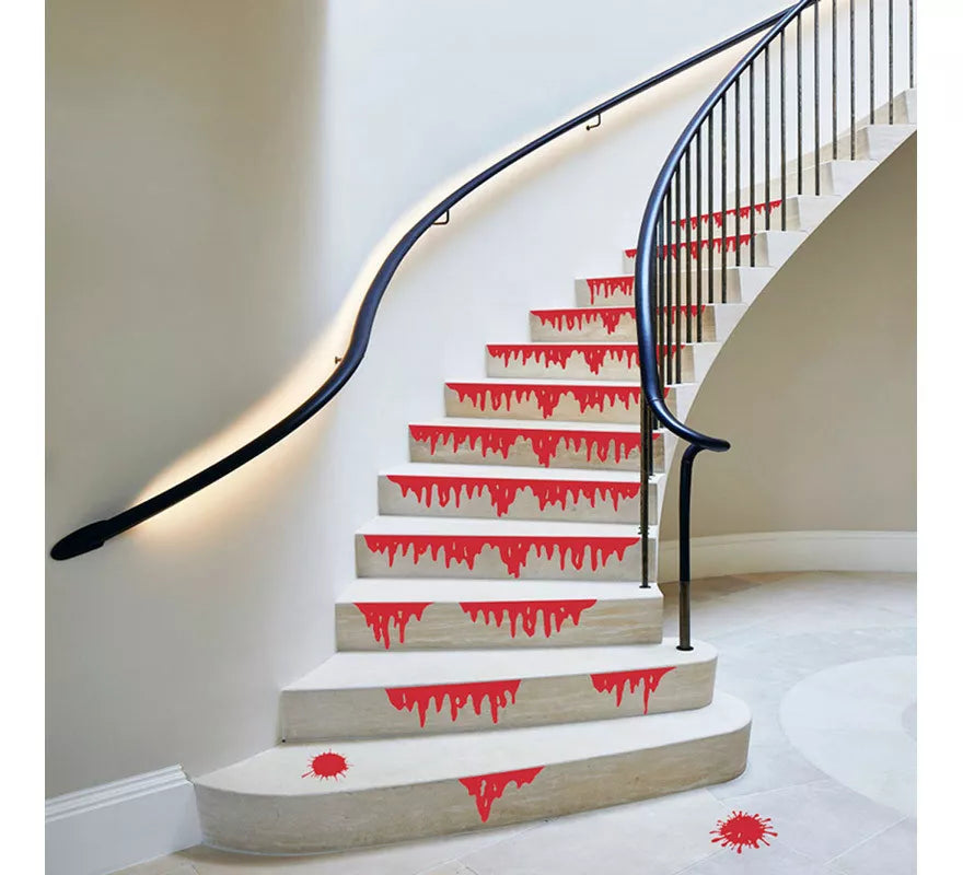 Decoración Sangrienta para Escaleras de 97X14 cm