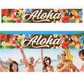 Decoración Verano Aloha de tela de 290x150 cm