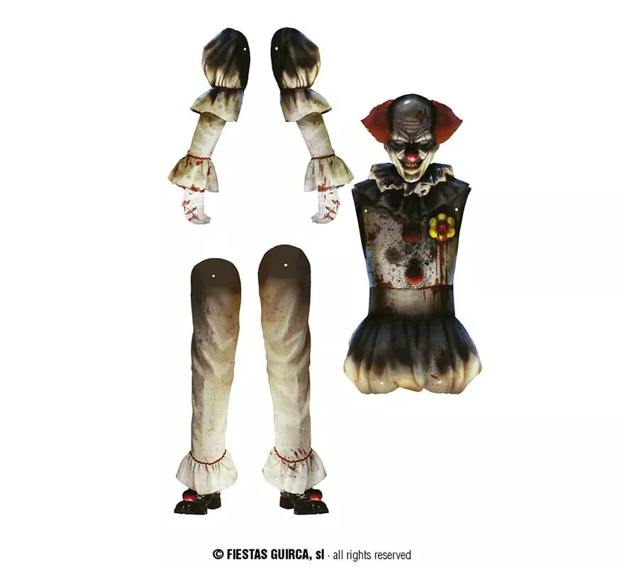 Translation missing: en.Pegatina de Payaso Tenebroso de 180 cm