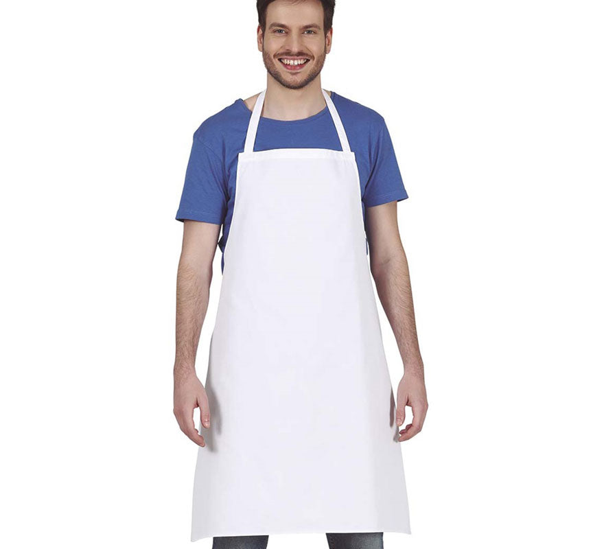 Translation missing: en.Delantal Blanco Cocinero Adulto