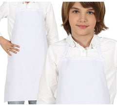 Children's White Chef Apron