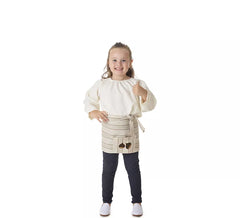 Apron for Brown Striped Chestnut Seller girl