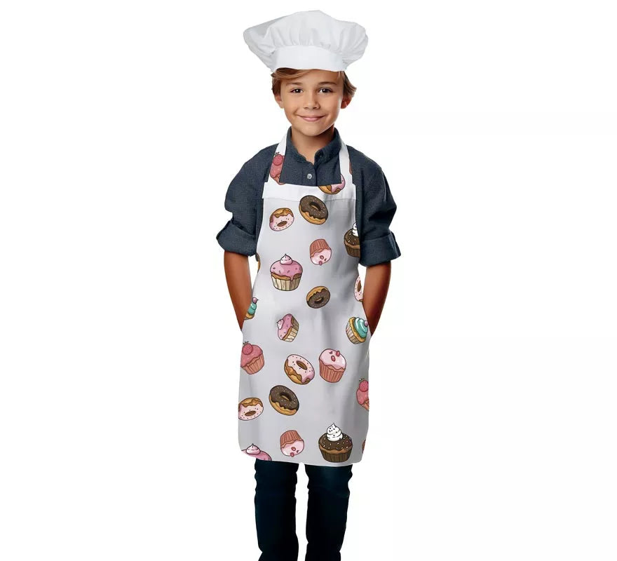Delantal de Chef de Repostería para niños