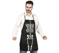 Delantal de Cocina con Estampado de Esqueleto