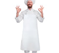 Delantal de Cocinero blanco adulto