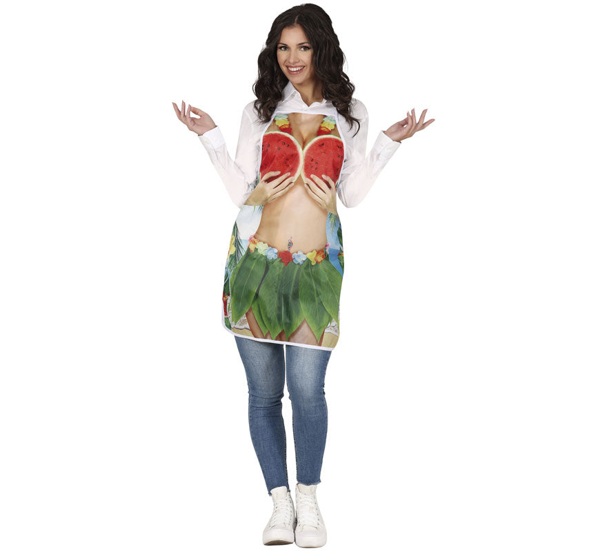 Delantal de Hawaiana adulto