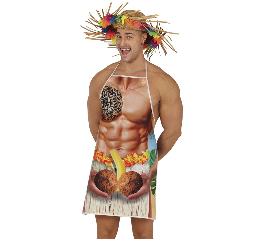 Translation missing: en.Delantal de Hawaiano musculoso adulto