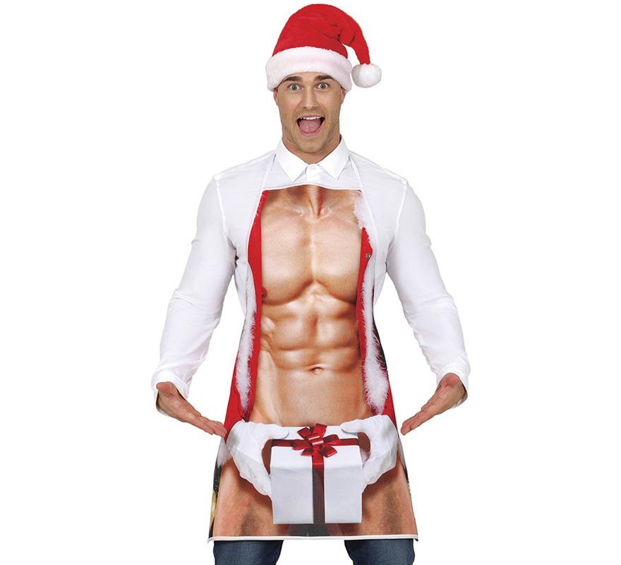 Translation missing: en.Delantal de Regalo Navideño sexy adulto